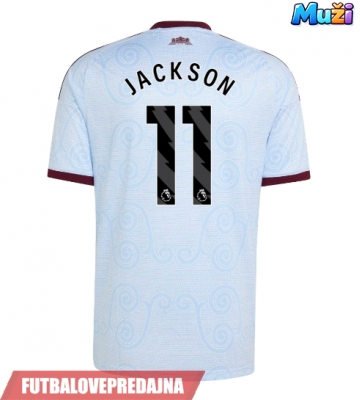 Lacne Muži Futbalové dres Aston Villa Nicolas Jackson #11 2026-27 Krátky Rukáv - Tretina